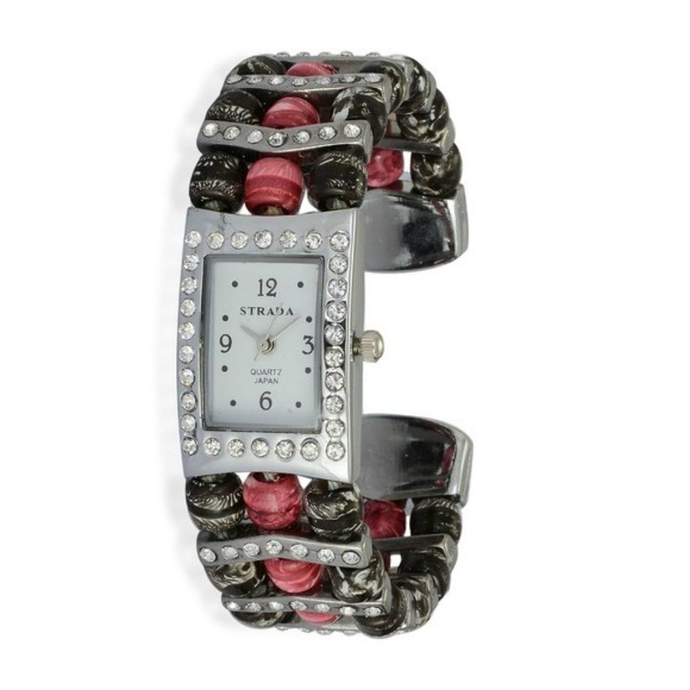 4 FOR $20 STRADA Watch Cuff Austrian Crystal